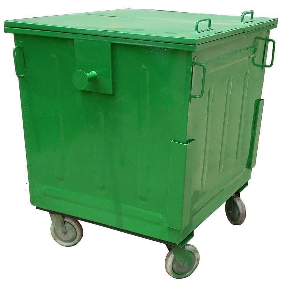 Pole Mounted Double & Single Dustbin