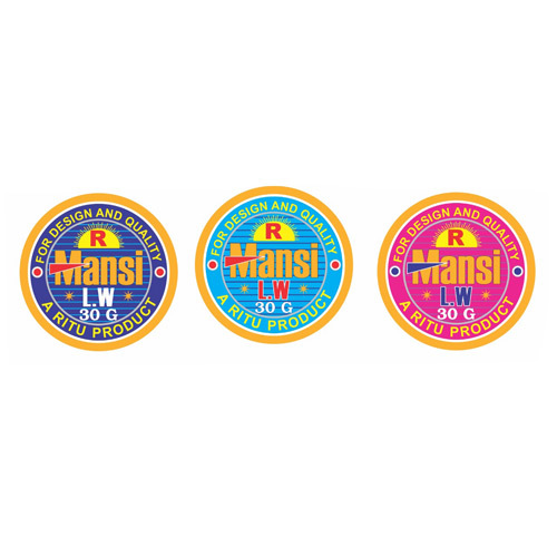 Stainless Steel Stickers - Round Paper Adhesive Stickers, Hot Melt Adhesive, 0.05-0.15 mm Thickness, Custom Print Design Available