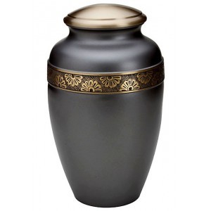 Brass & Aluminum Urn Set - 10" Height, 200 Cu In Volume | Handcrafted Artisans, Heart & Keepsake Included