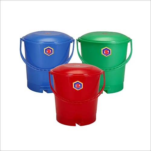 Pedal Dustbin - Premium Quality Polypropylene, 8-20 Inch Size, Eco-Friendly in Green, Blue & Red, Lightweight & Sturdy Design for Kitchen, Bedroom or Living Room