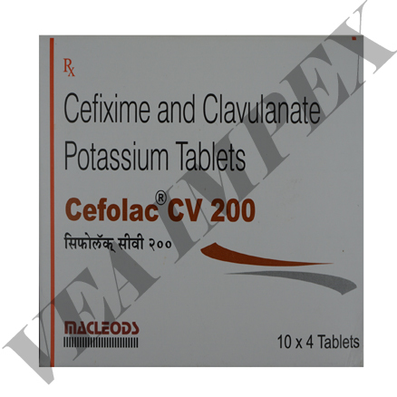 Cefolac Cv 200 Mg - Drug Type: General Medicines