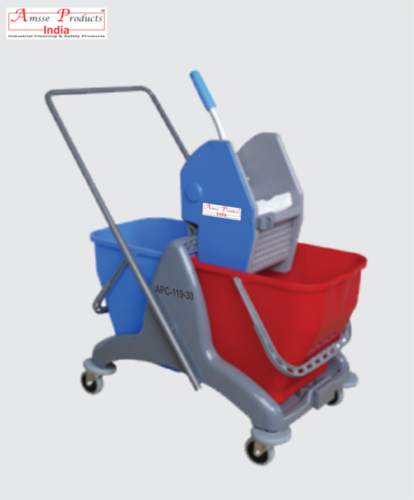 Double Mop Wringer Trolley Application: Hospital