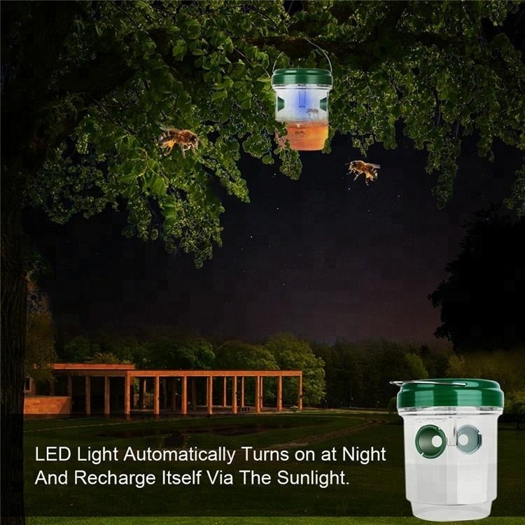 Solar Insect Killer - Plastic, 5.5 X 5.5 X 6.5 Inches | Solar-powered, Uv Light, Lithium-ion Battery, 1-year Warranty