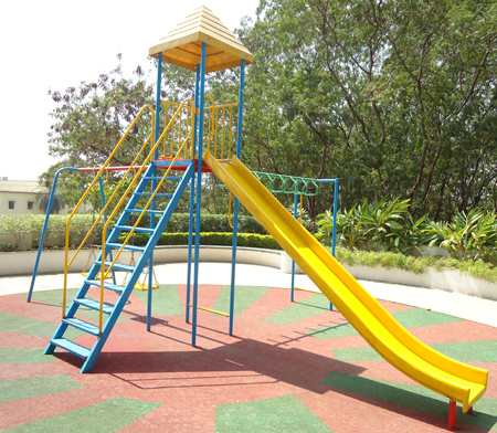 Playground Slides - High-density Polyethylene, 12ft X 4ft X 6ft, Yellow | 10ft Slide Length, 150 Lbs Weight Capacity, 4 Ladder Steps