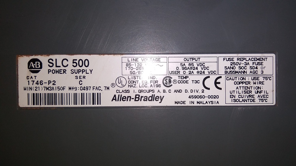 Allen Bradley Power Supply Module