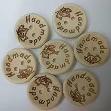 Engraved Wooden Buttons