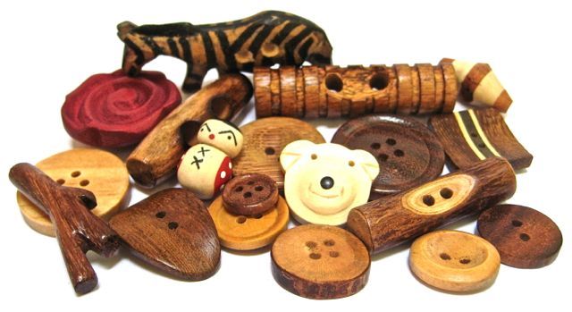 Stylish Wooden Button