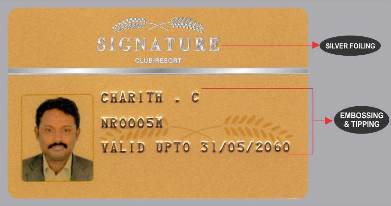 Silver Foiling Cards - Pvc Material, 85x54 Mm Size, Multi Color Finish | Double Sided, Water Resistant, Matt Or Glossy Surface, 0.8 Mm Thickness