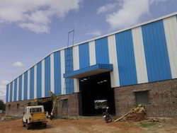 Prefabricated Warehouse - Color: Standard Blue