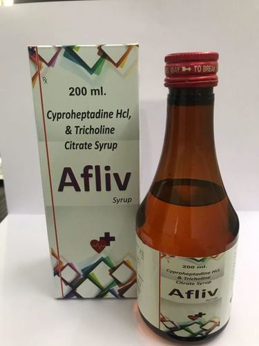 Cyproheptadine Hcl With Tricholine Citrate