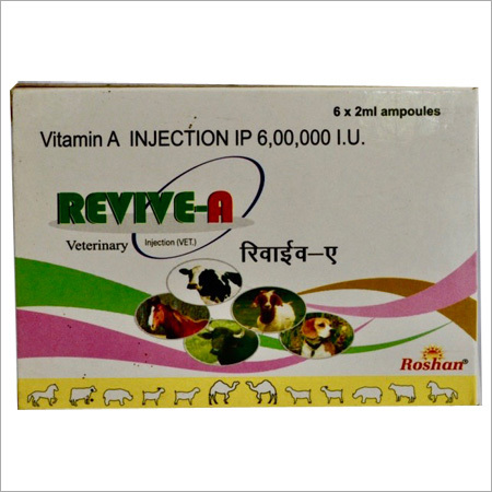 Vitamin A Injection - Liquid Formulation, Veterinary Drug for Enhanced Vitamin Function | Store in Dry Place for Optimal Efficacy