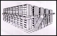 mezzanine स्लॉटेड एंगल संरचनाएँ