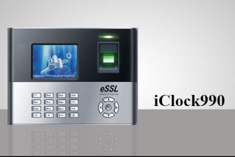 I Clock 990 फ़िंगरप्रिंट टाइम अटेंडेंस और एक्सेस कंट्रोल सिस्टम