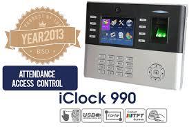 I Clock 990 Fingerprint Time Attendance And Access Control System