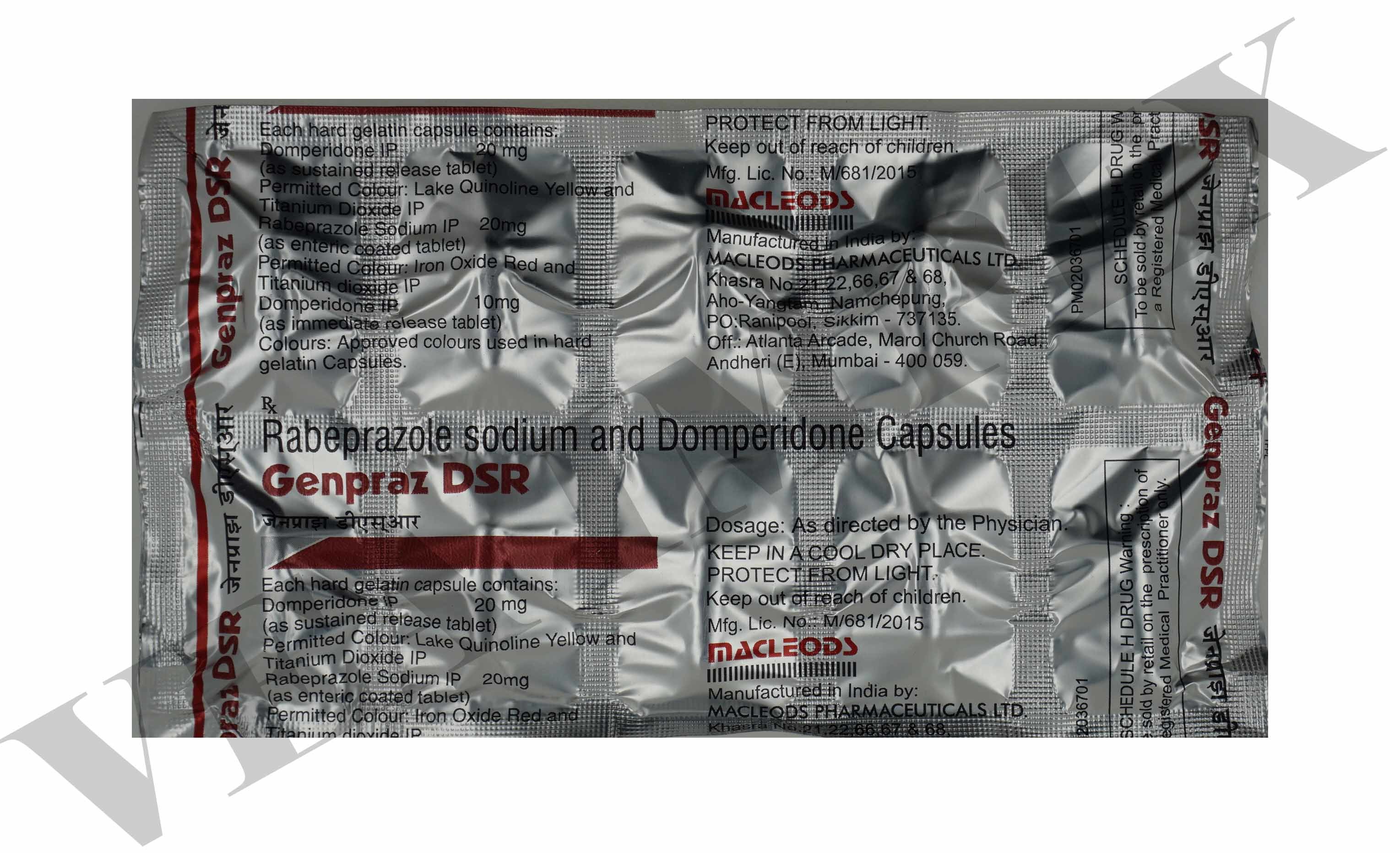 Genpraz Dsr Capsule General Medicines