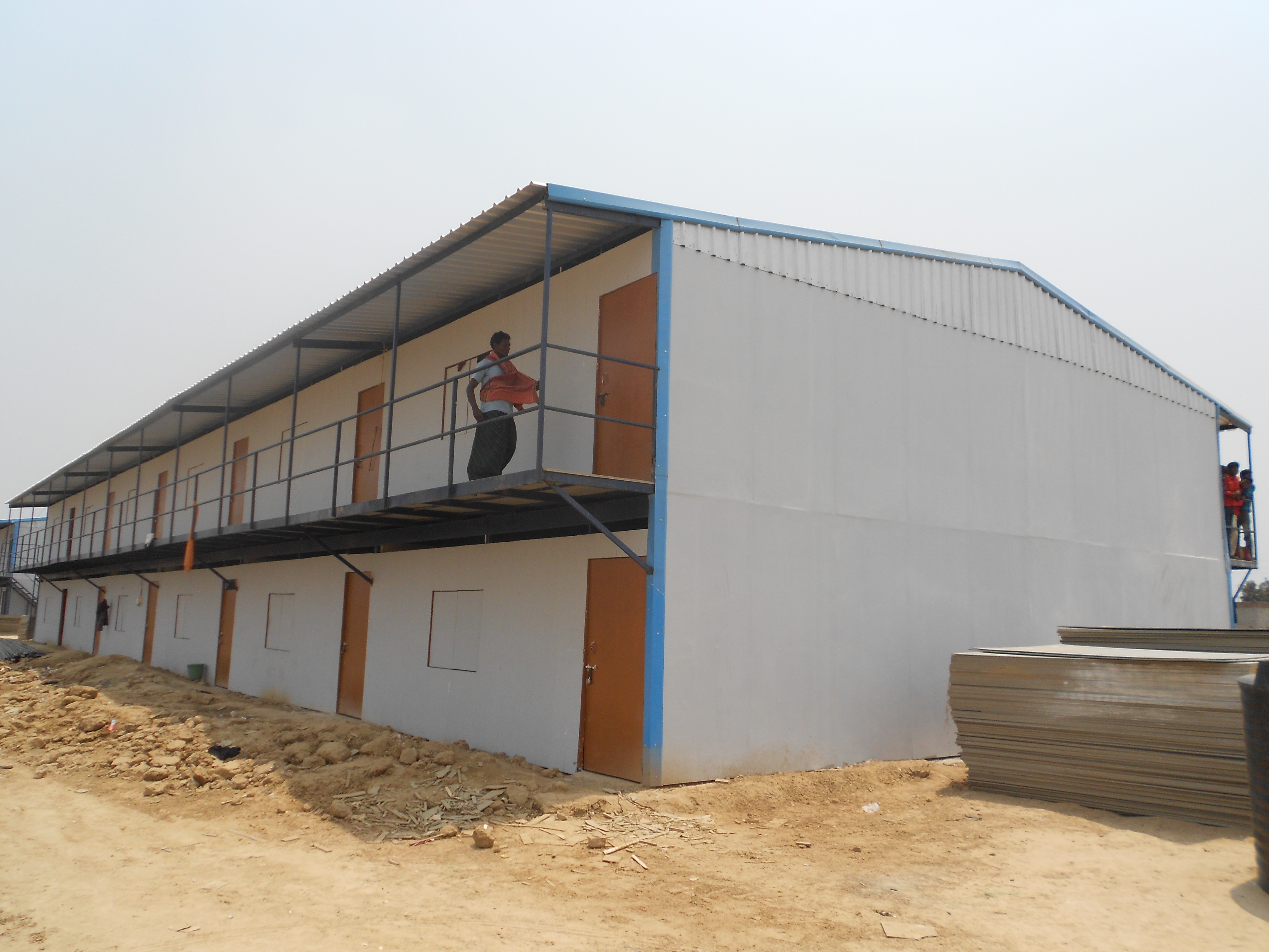 Portable Site Office - Steel & Cement Board Construction, 20-year Lifespan, Water Resistant Walls, Versatile Use For Meetings & Storage