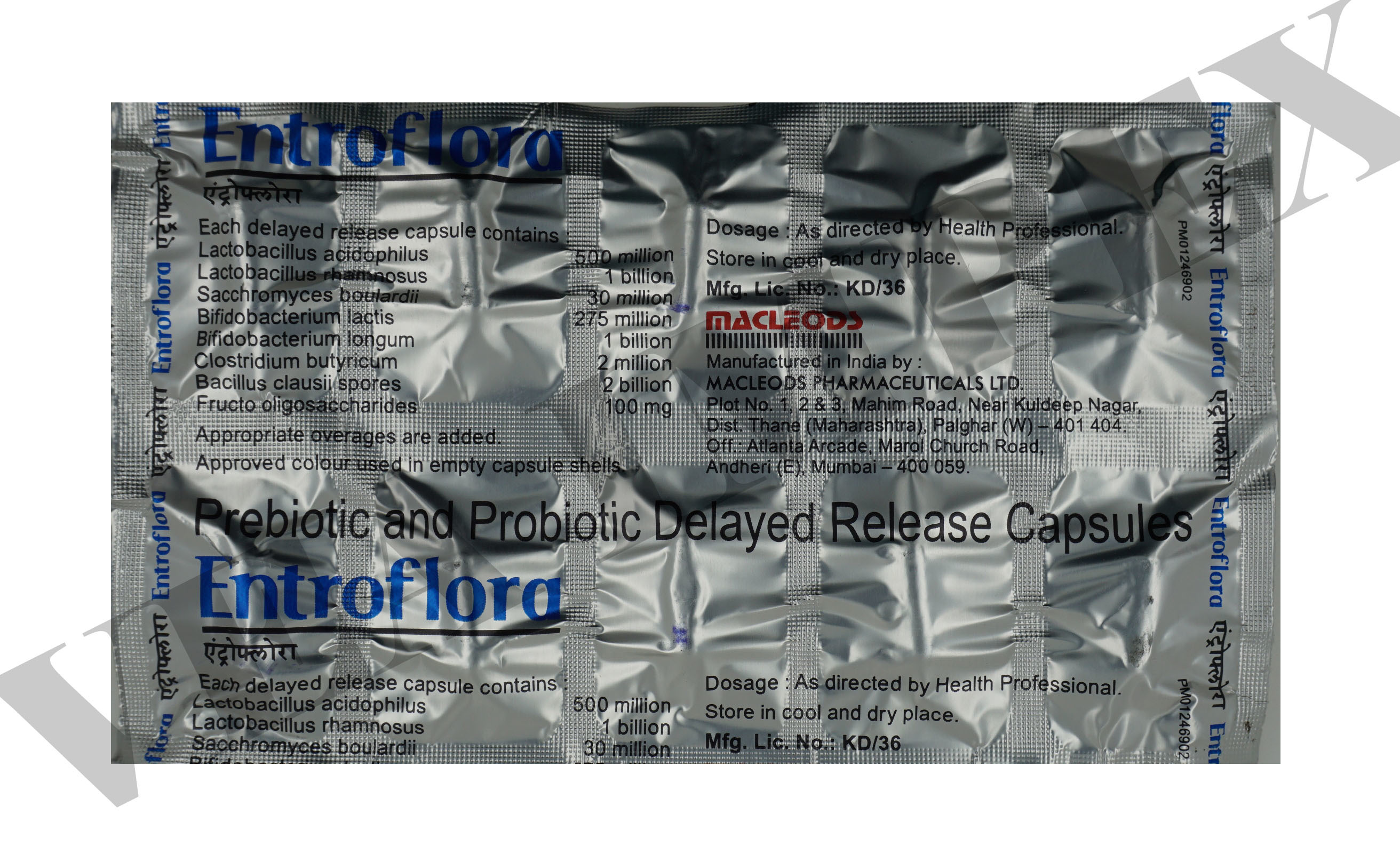 Entroflora Capsule General Medicines