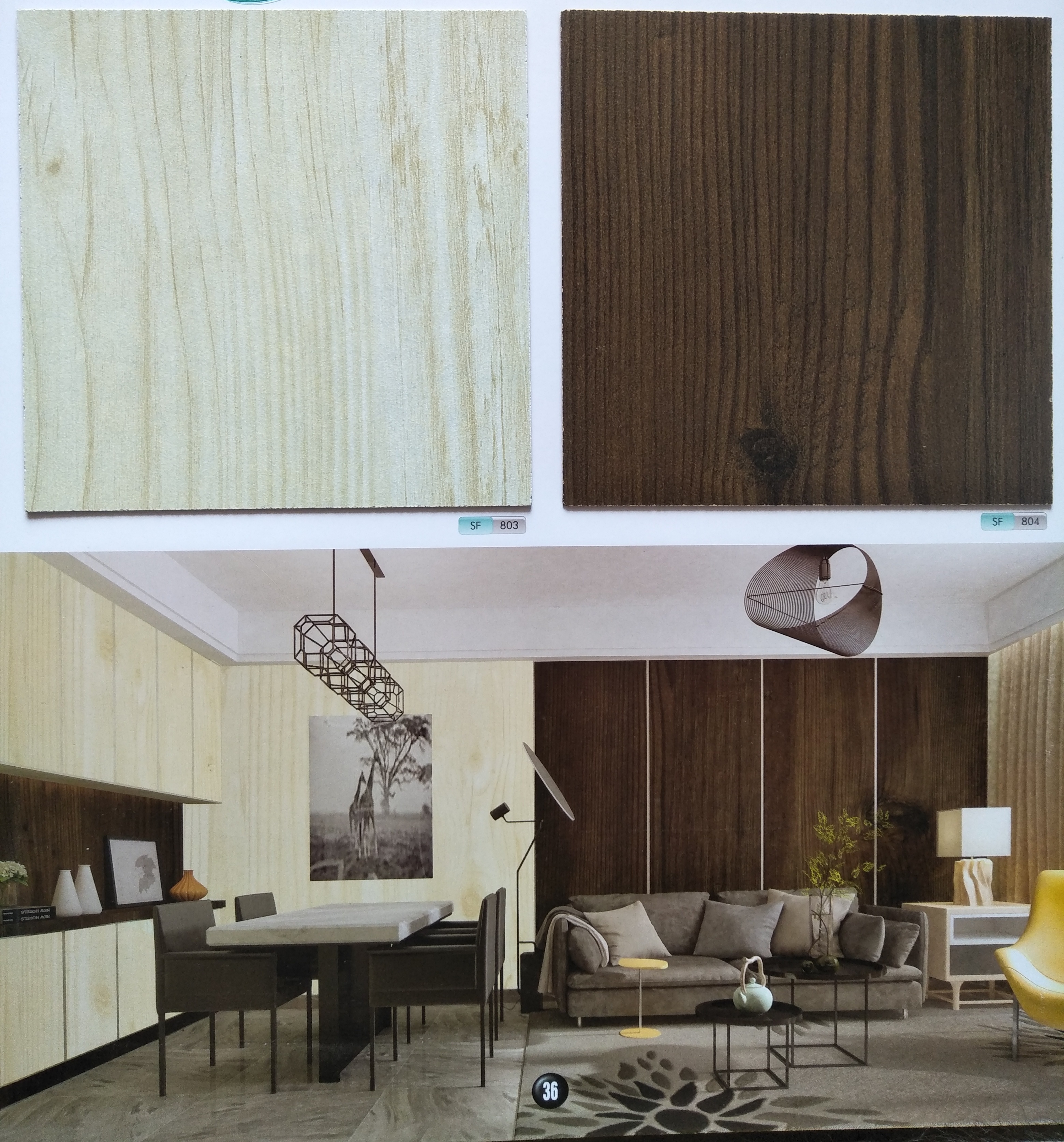 Decorative Laminate - Wood Material, Glossy Finish, Laminate Sheet | Environment Friendly, Ideal For Ceiling, Cabinet, Countertop, Floor, Furniture, Wall Decoration