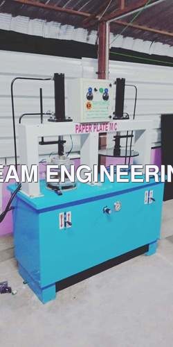 Hydraulic Paper Plate Machine - High-Efficiency, 10 Inches Diameter, Durable Steel Design - Automated Operation, Energy-Saving Technology, Easy Maintenance