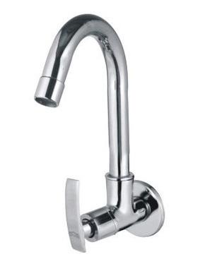 फ्लैंग के साथ ब्रास सिंक कॉक