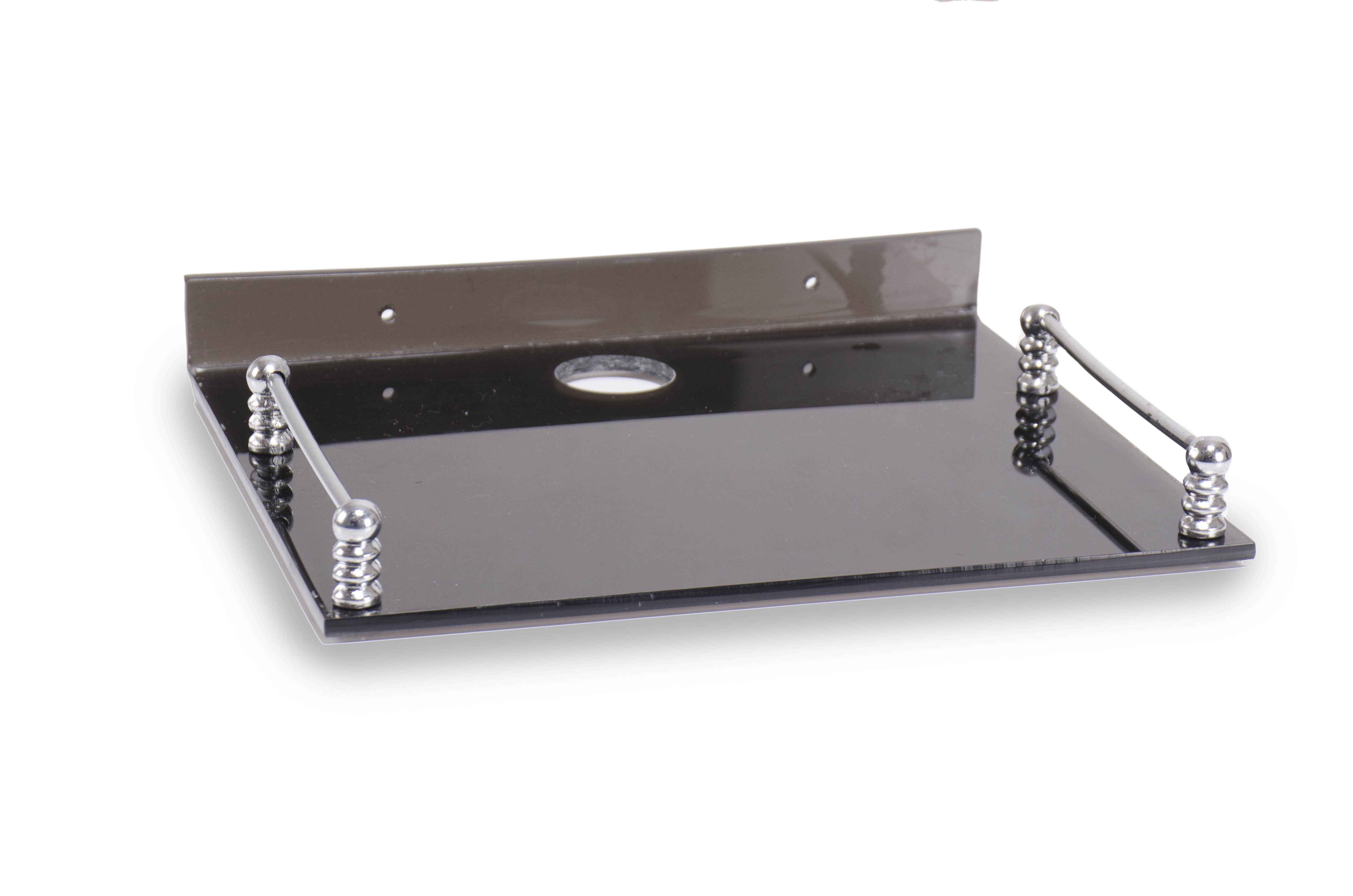 Set Top Box Stand Fibre Black