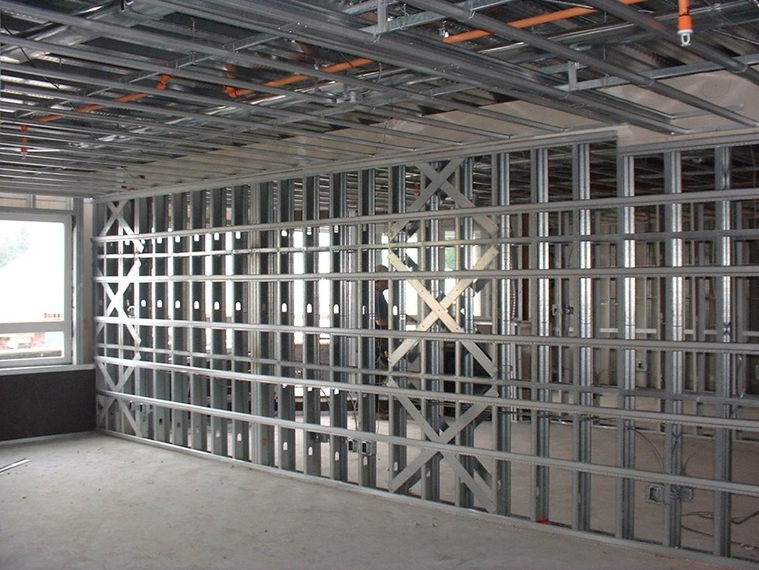 Light Gauge Steel Structure - 40/50/60mm Thickness, Zinc Coated Metal Sheet, Rock Wool Insulation, Versatile For Villas, Warehouses, Offices, Kiosks And More