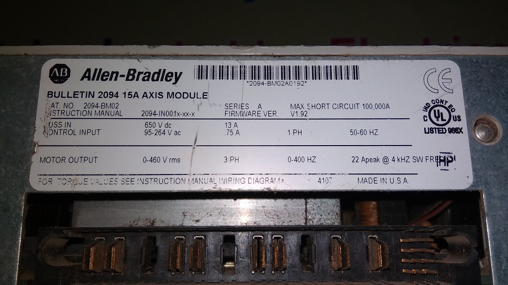 Allen Bradley Servo Drive