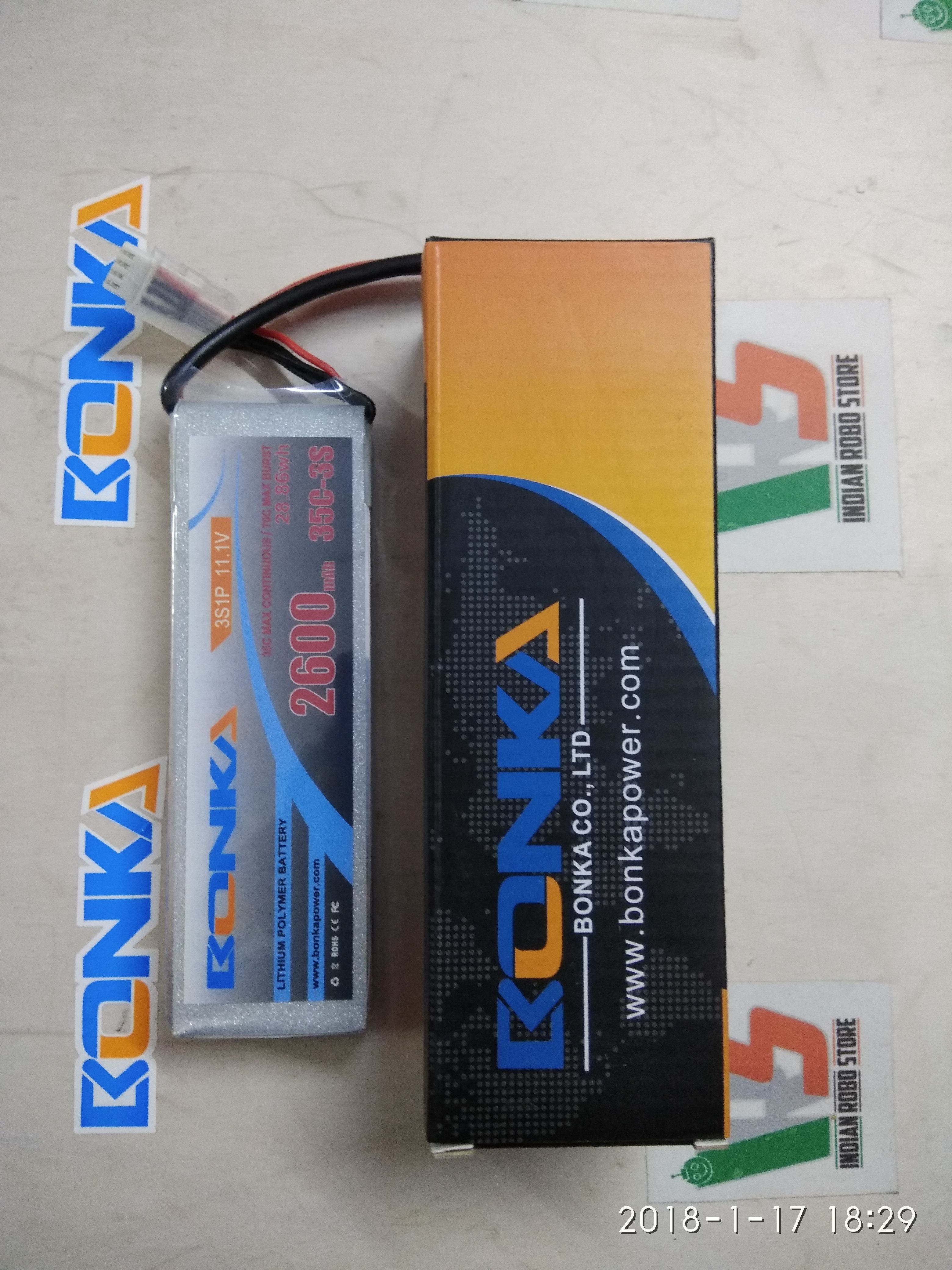 Bonka Lipo 2600mah 35c 11.1v (3s) Battery