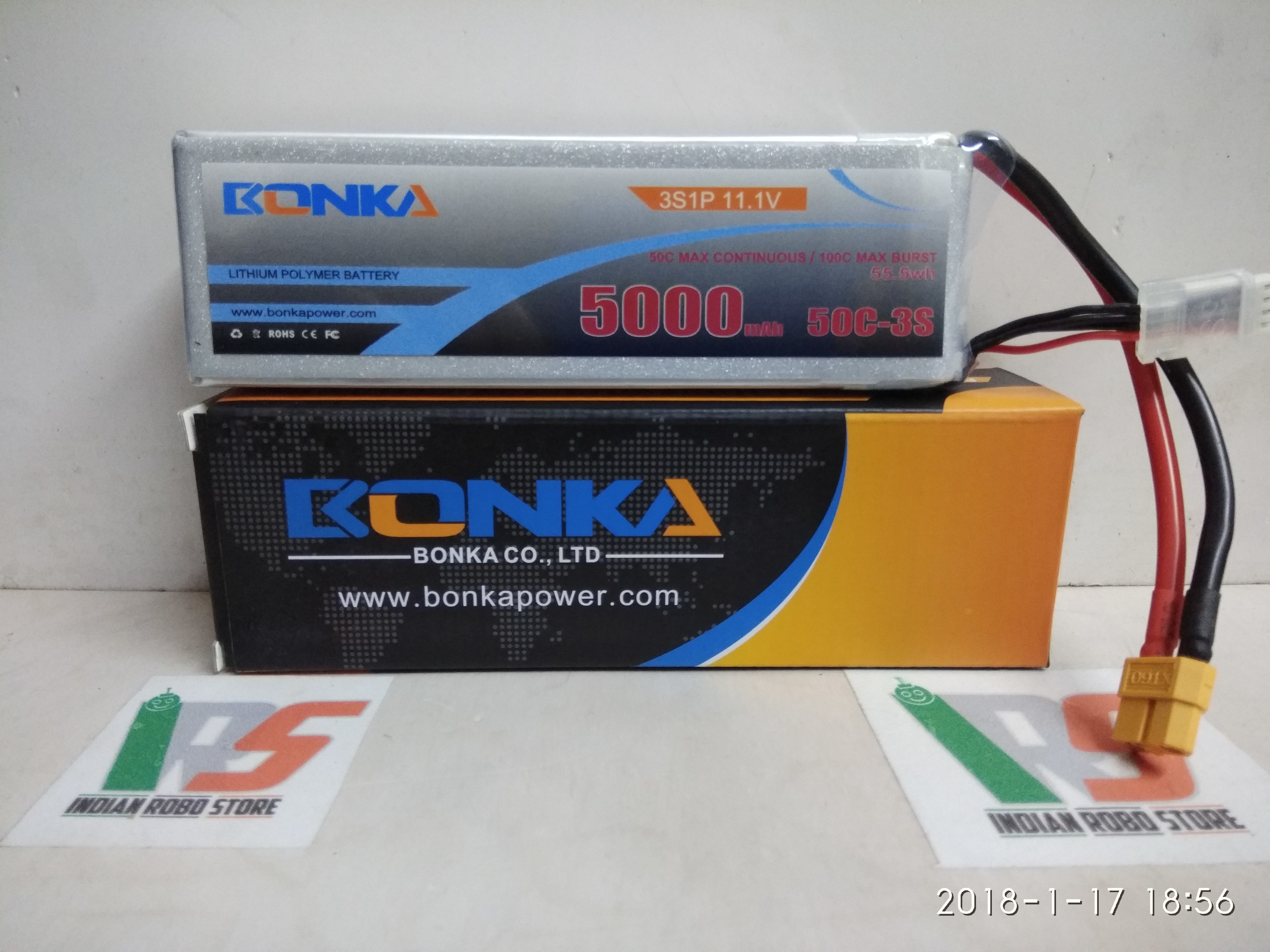 Bonka Lipo 5000mah 35c 11.1v (3s) Battery