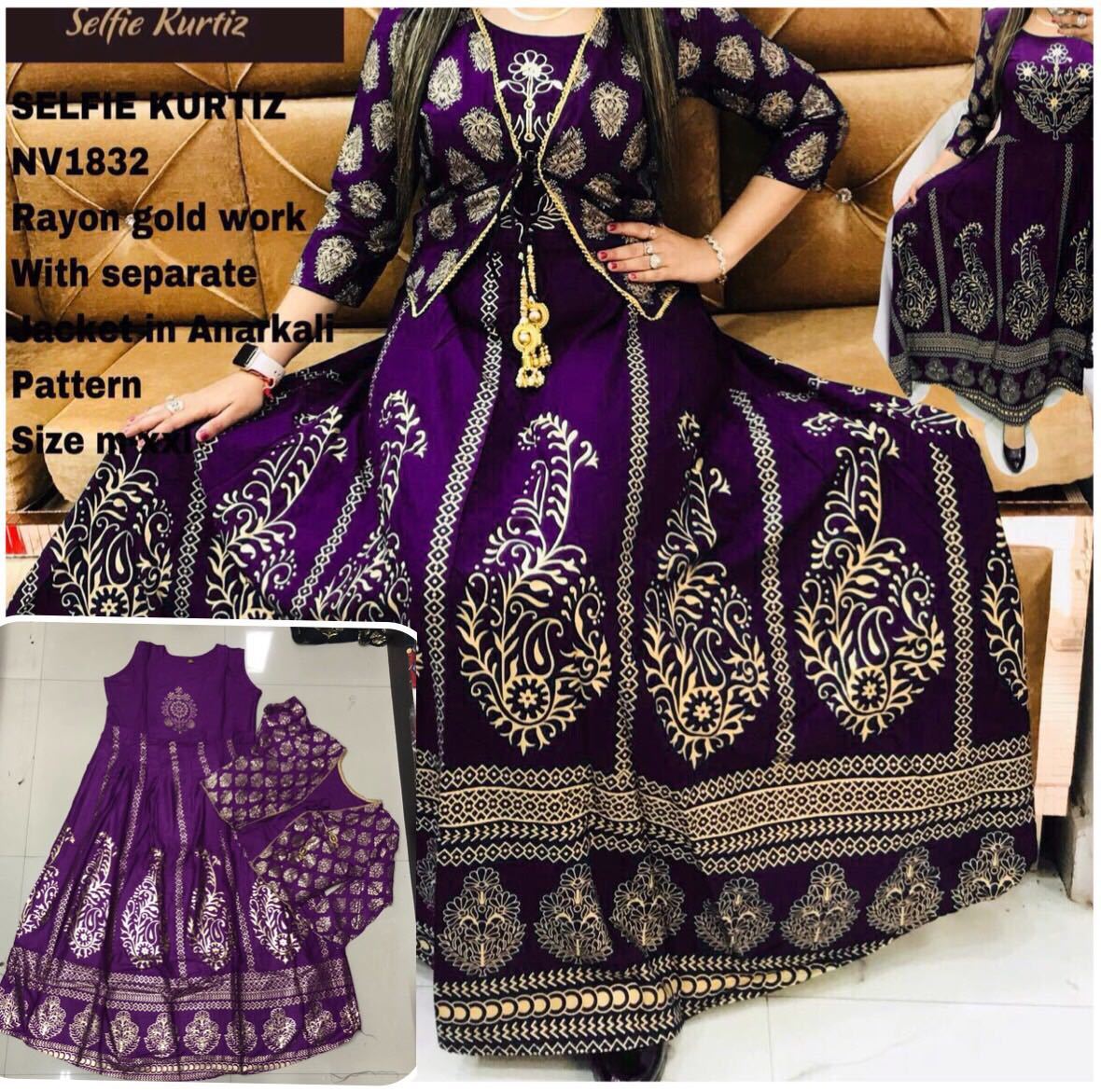 Print Reyon Kurti
