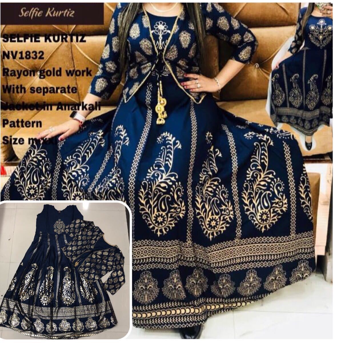 Print Reyon Kurti