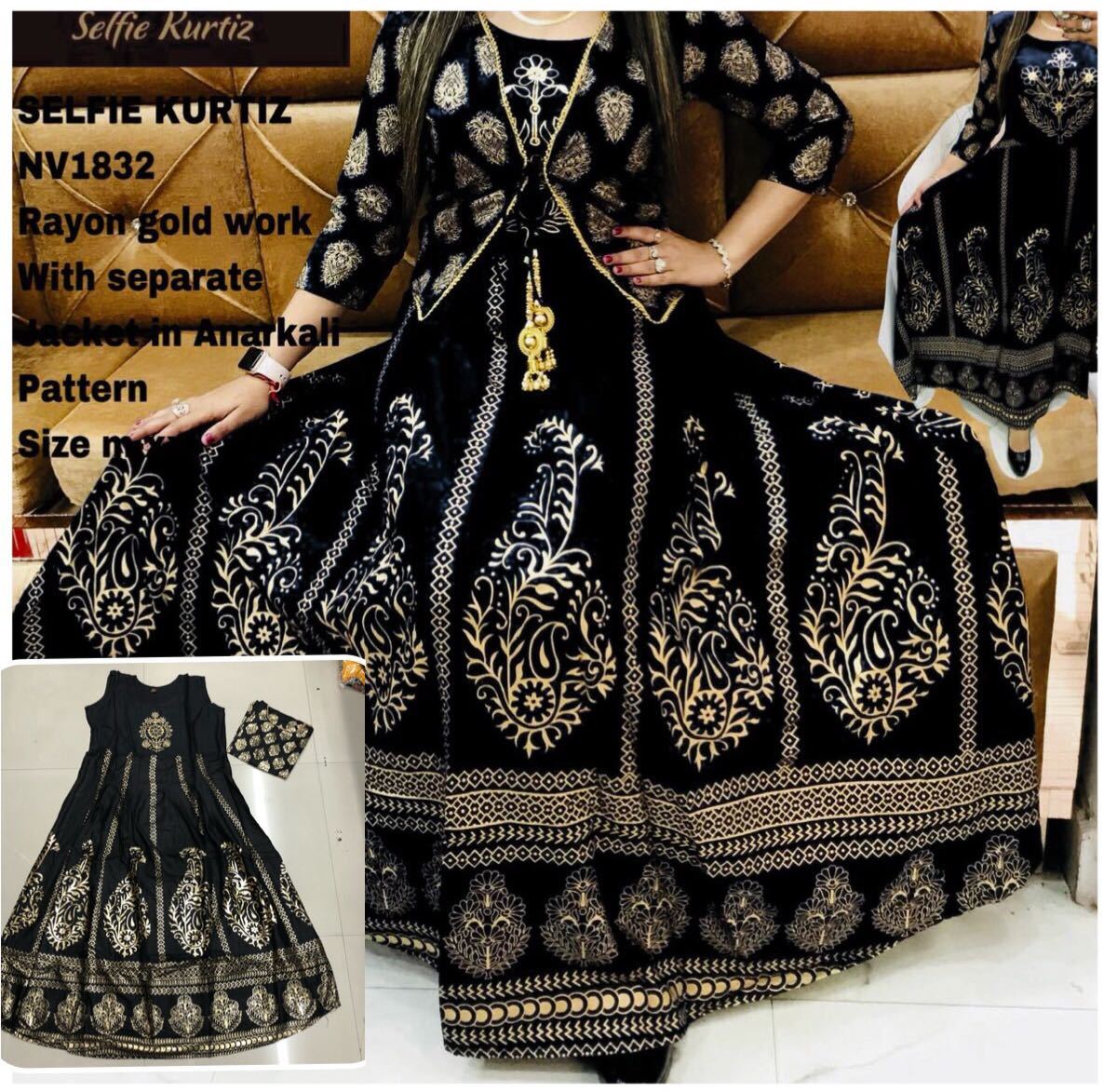 Print Reyon Kurti