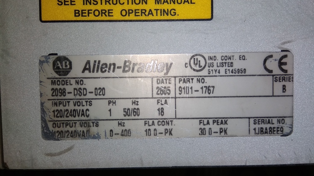 Allen Bradley Servo Drive