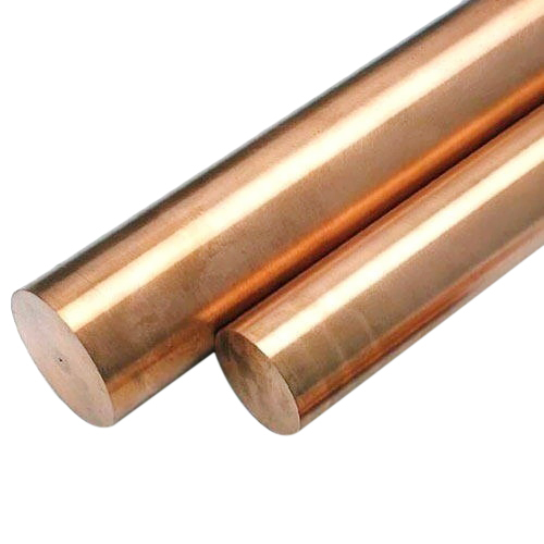 Beryllium Copper Rod - Various Diameters & Customizable Lengths | High Hardness, High Tensile Strength, Polished Finish