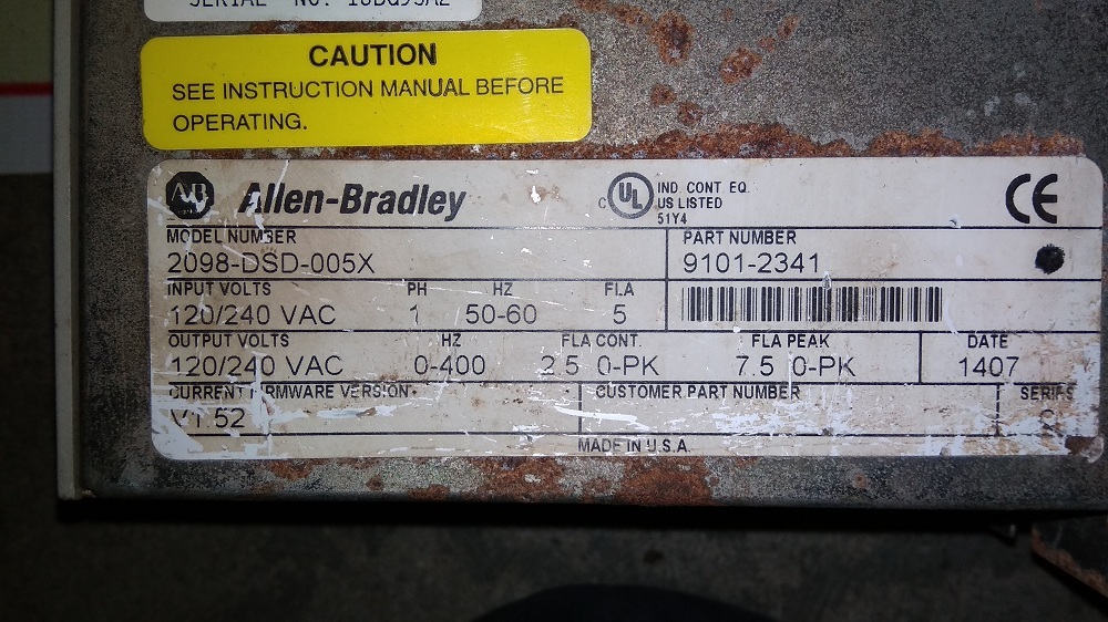 Allen Bradley Servo Drive