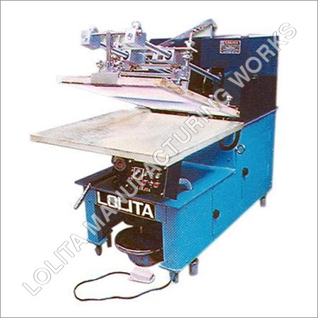 Semi Automatic Flat Screen Printing Machine - Iron, 15"x22" Print Area, 220-250V Single Phase, PLC Control, Bi-Directional Printing, Approx 300-325 Kgs