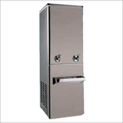 Water Cooler - Stainless Steel, 400mm x 400mm x 1200mm Dimensions, 10 Liters Capacity, R134a Refrigerant, 150 Watts Power Consumption, 220-240V Voltage, 1 Year Warranty
