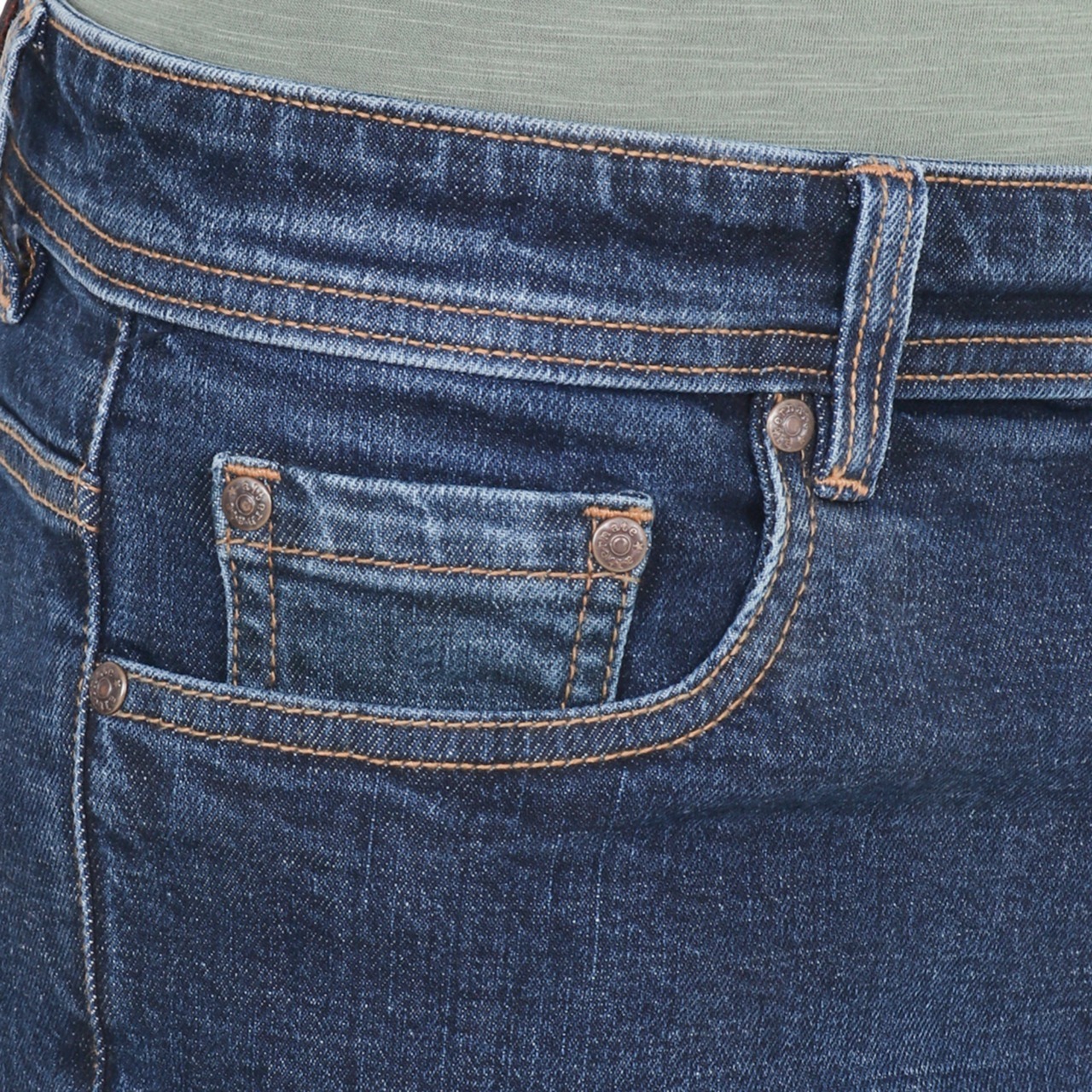 Men's Jeans - Cotton Blend, Sizes 28-40, Blue | Zipper Fly, Durable Fabric, Slim Fit, Classic Style, Comfortable Fit