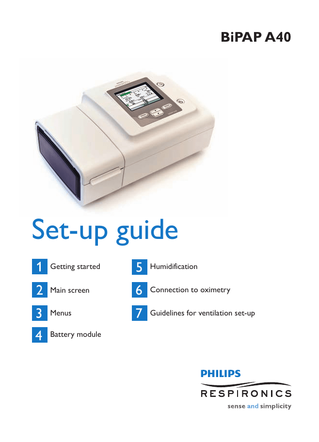 Philips Bipap Machine
