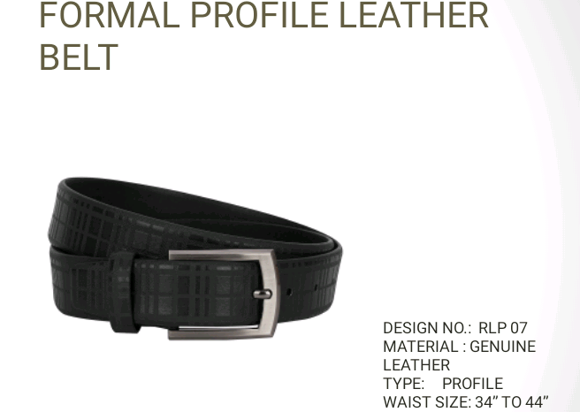 Formal Leather Belts