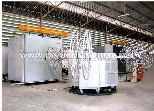 Semi-Automatic Three Arm Bi Axial Machine