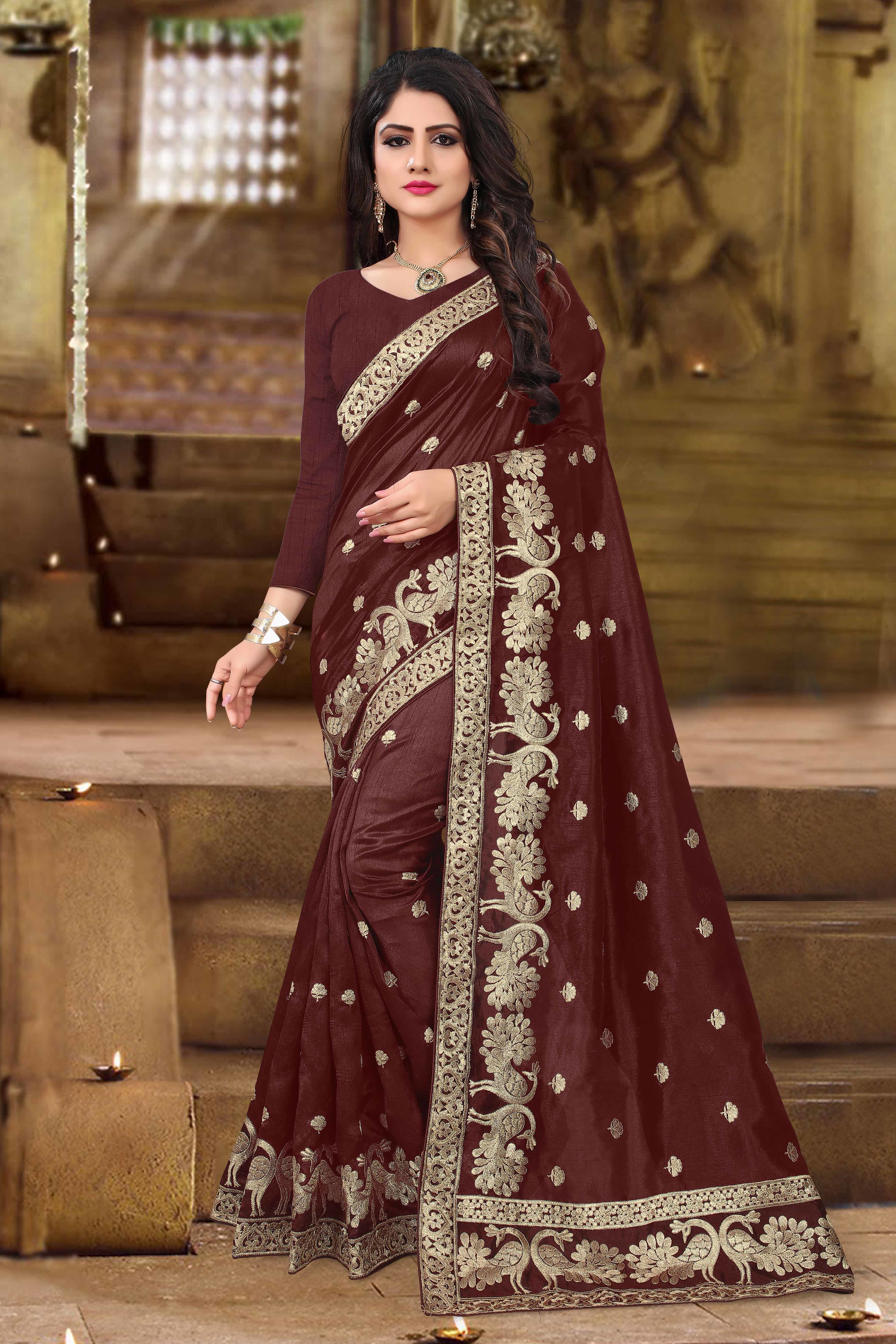 Indian Kosa Silk Saree