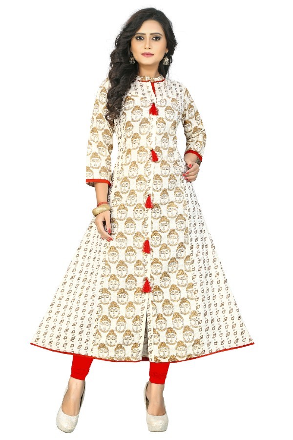 Fancy Cotton Kurti Bust Size: 33 To 44 Up Centimeter (Cm)