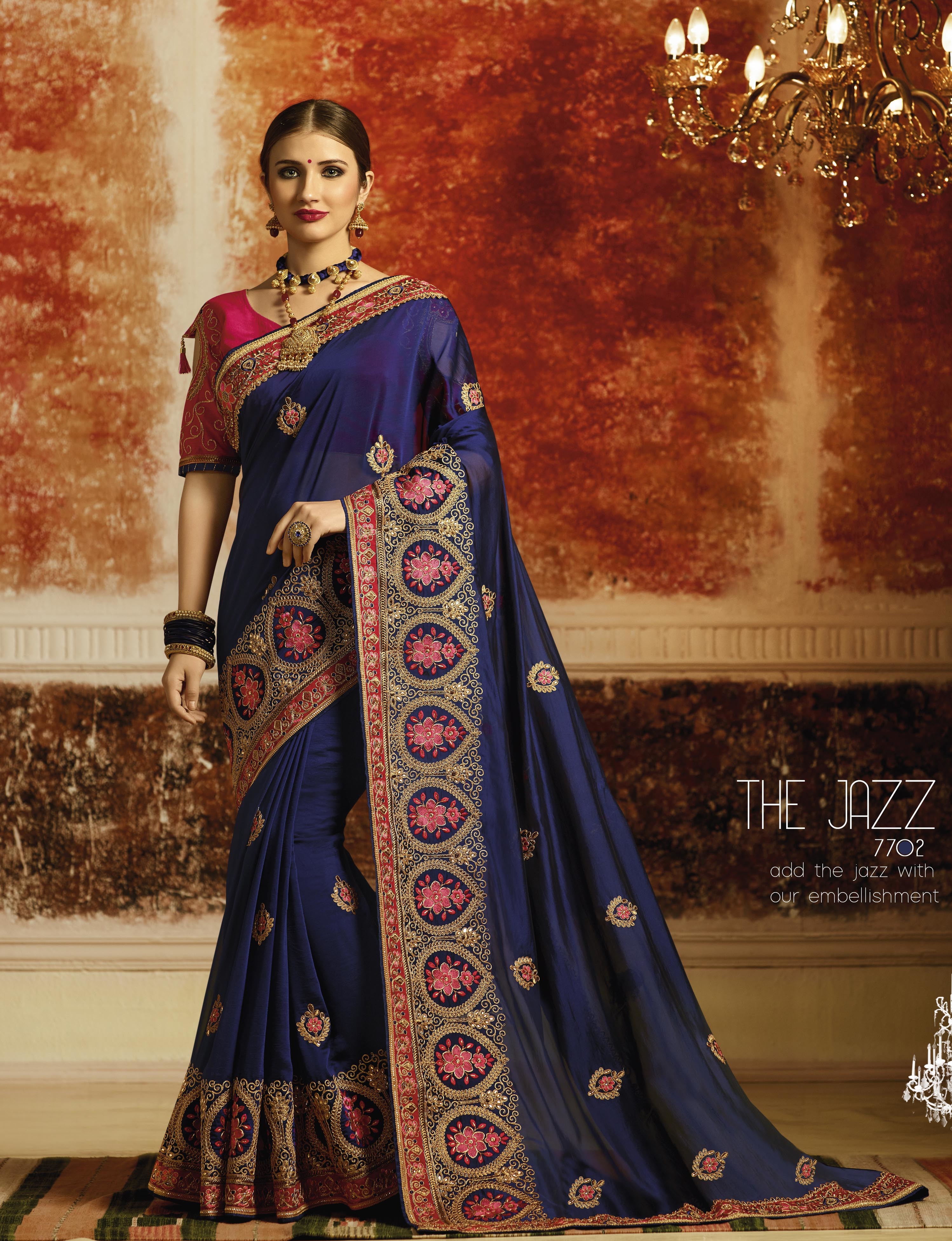 As Per Image Designer Silk Saree