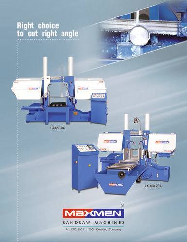 Motorized Metal Cutting Bandsaw - Capacity: 200 Mm To 1500 Mm Kg/Hr