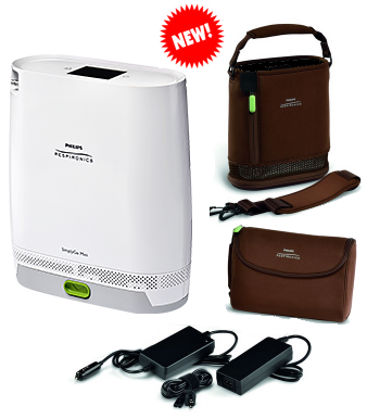 Philips Portable Oxygen Concentrator - Abs Plastic, 23x16x11 Cm, 2.7kg | Lightweight Design, Easy To Use, 8 Hours Battery Life, Quiet Operation, Reliable Performance