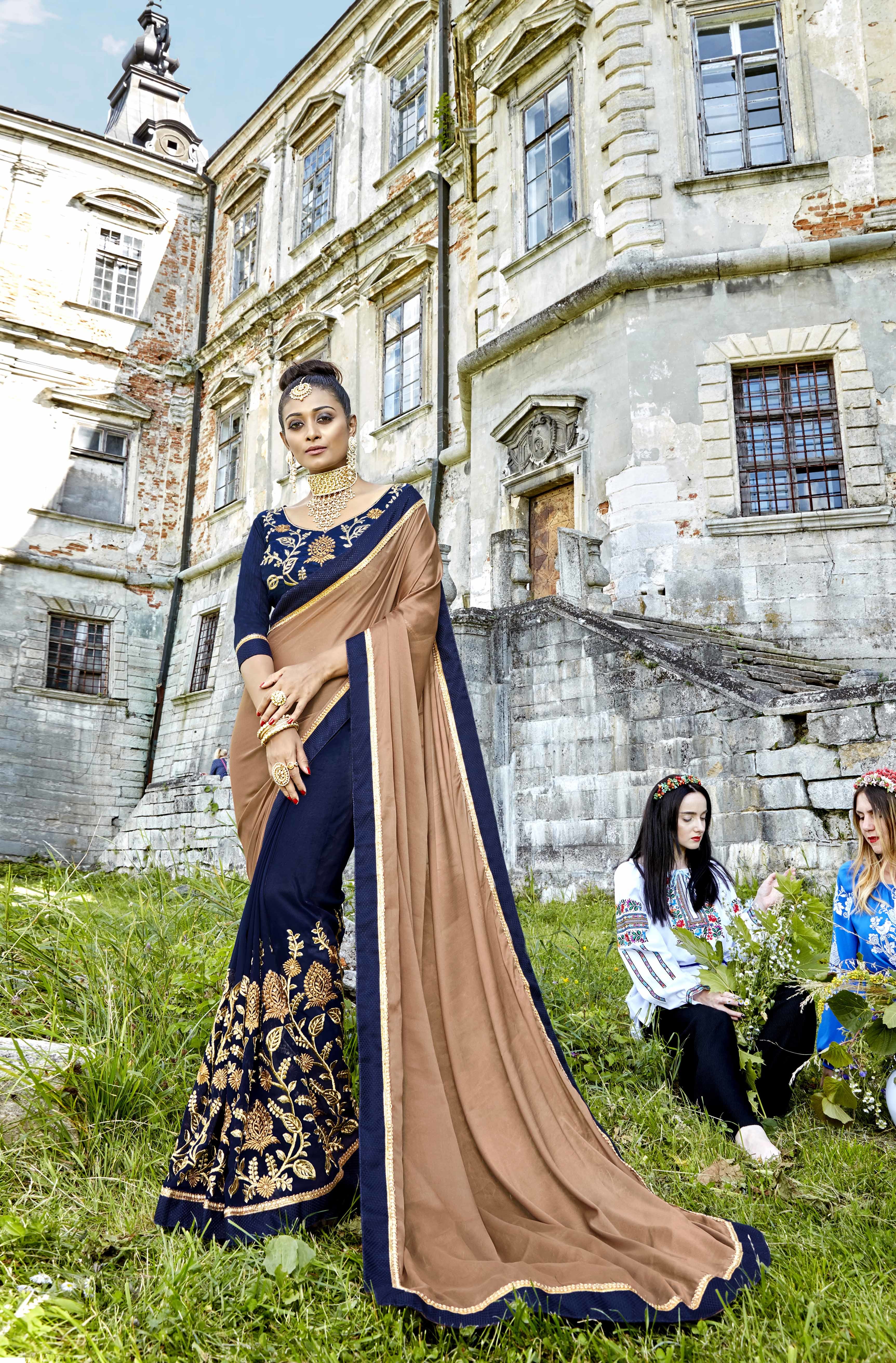 As Per Image Party Wear Saree