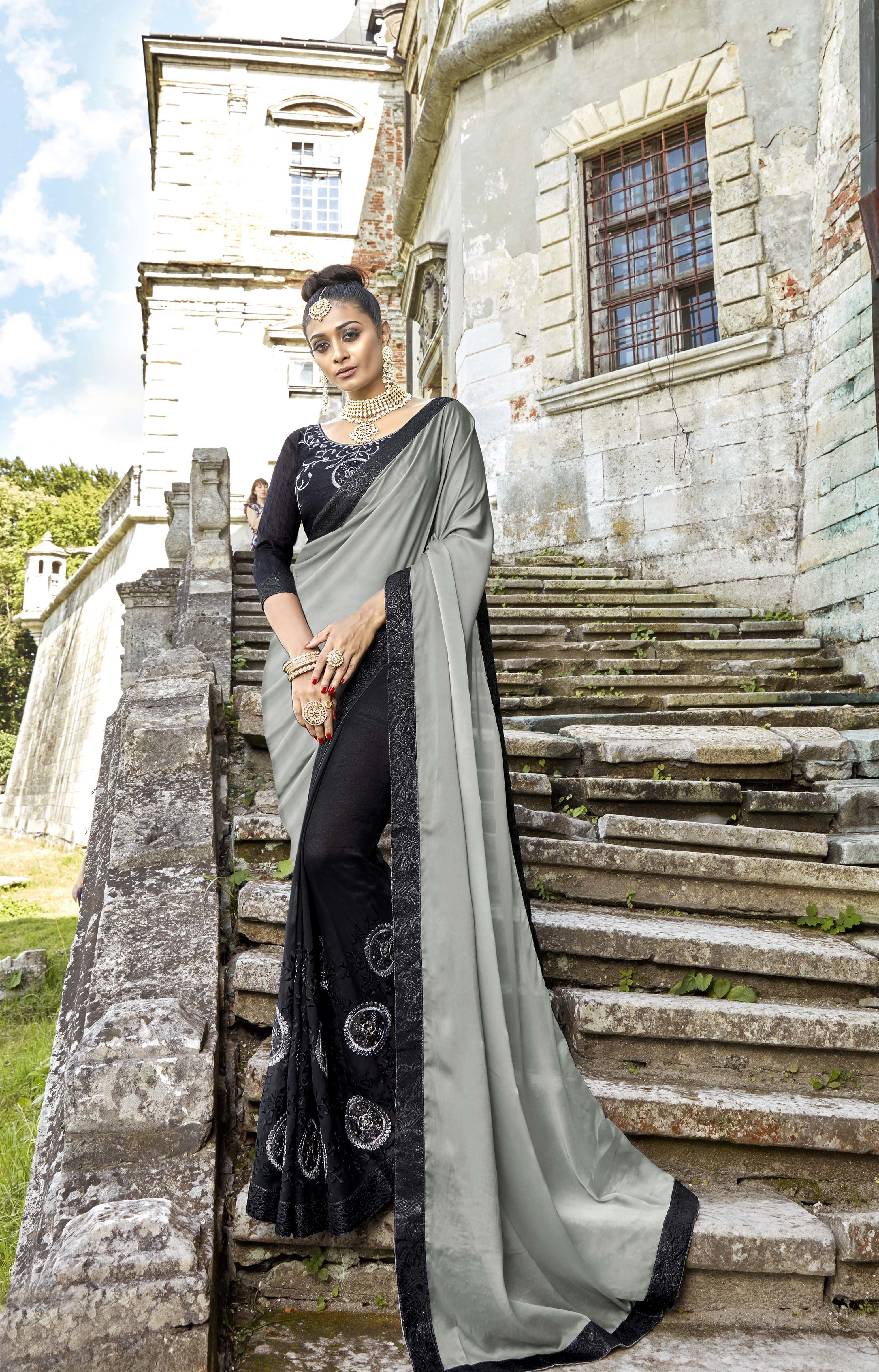 As Per Image Party Wear Saree