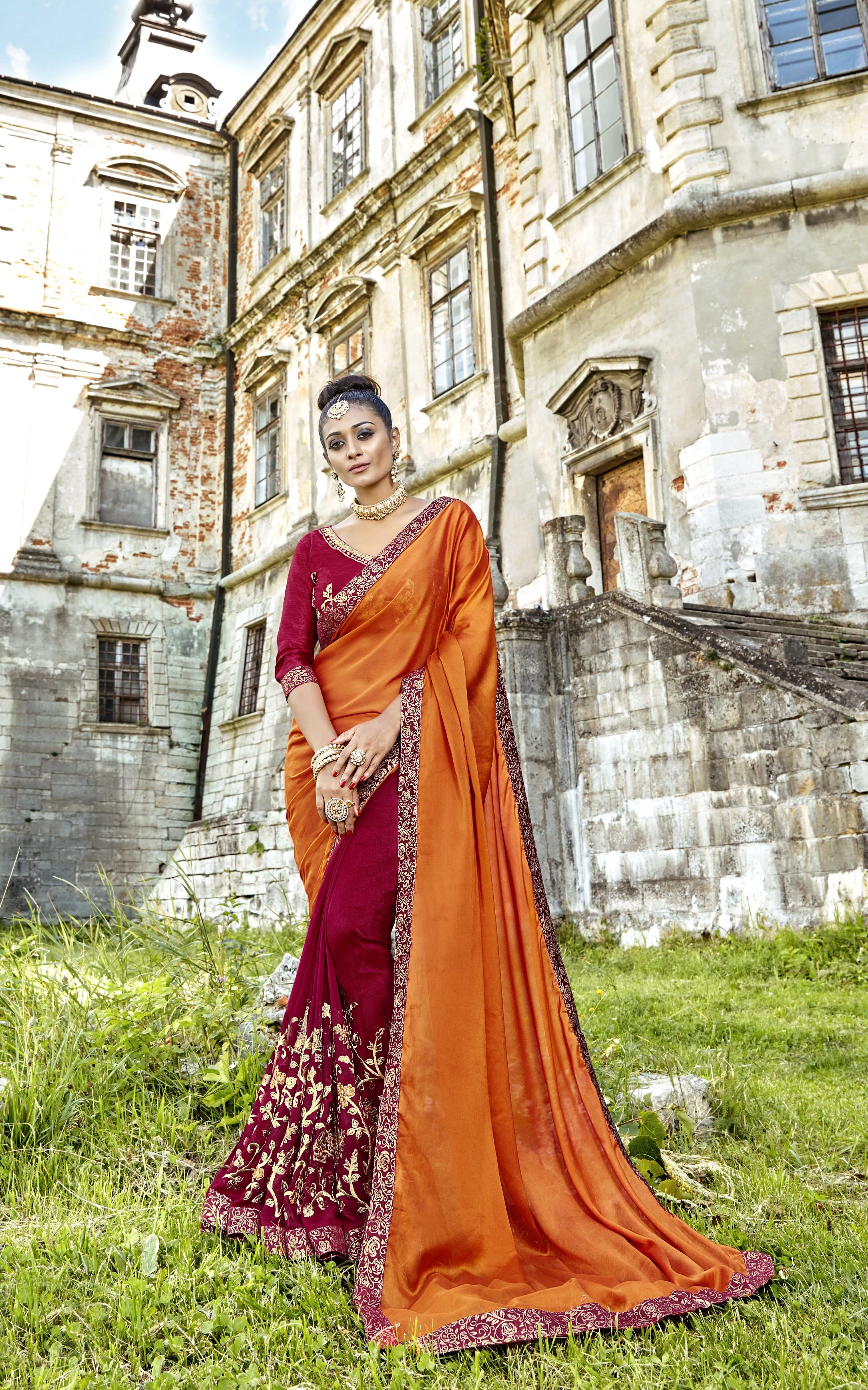 As Per Image Party Wear Saree