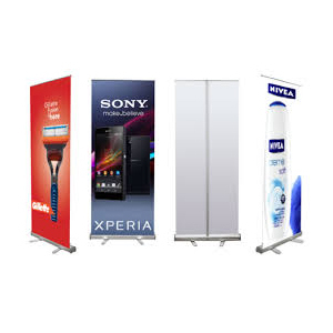 Roll Up Banner Stand - Ms Frame, Eco Friendly Material, Customizable Print | Indoor, Outdoor Use, Stylish & Portable Design